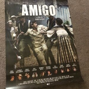 Amigo signed movie poster Collectable
